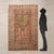 Wool prayer rug, fine knot, hand made. This piece is attributed to the mentioned designer/maker. It has no attribution...