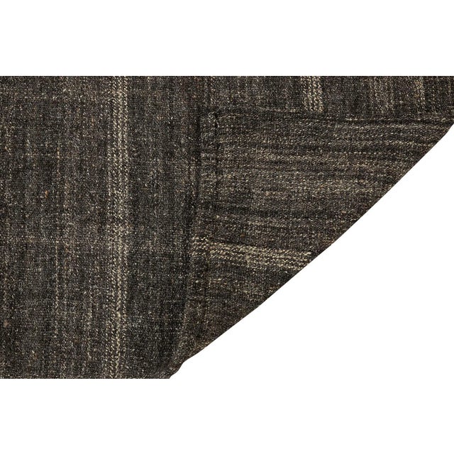 Mid 20th Century Mid 20th Century Modern Vintage Goat Hair Kilim Rug For Sale - Image 5 of 7
