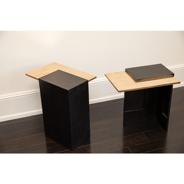 Early 21st Century Attributed to Eric Schmitt Corner Tables For Sale - Image 5 of 5