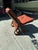 Wood 1970s “Skyline” Bent Beech & Rust Red Leather With Original Patina, Lounge Chair Attributed to Einar Hove for Hove Møbler For Sale - Image 7 of 10
