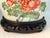 Pair of Chinese Famille Rose Chinoiserie Porcelain Handpainted Ginger Jar Table Lamps, Pink and Green Floral With Birds and Calligraphy For Sale In Savannah - Image 6 of 18