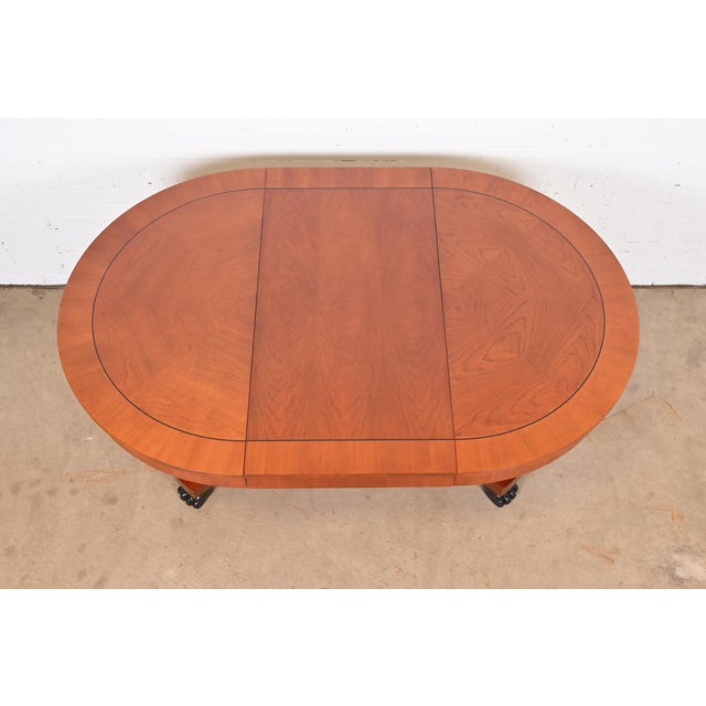 Baker Furniture Palladian Collection Neoclassical Cherry Wood Extension