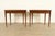 Baker Furniture Federal Inlaid Mahogany Flip-Top Consoles or Game Tables, Pair For Sale - Image 12 of 14
