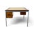 Brown Italian Double Center Desk, 1950s For Sale - Image 8 of 8