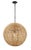 Mid-Century Modern Kingston Rattan Single-Light Globe Pendant For Sale - Image 3 of 8
