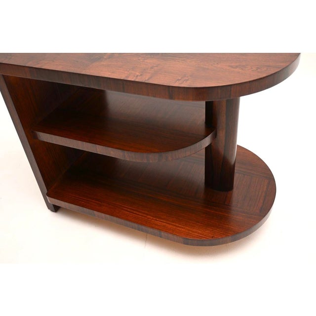 Brown Art Deco Occasional Side Table, 1930s For Sale - Image 8 of 9