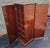 Late 20th Century Mahogany Pedestal Column Cabinets, a Pair For Sale - Image 4 of 11