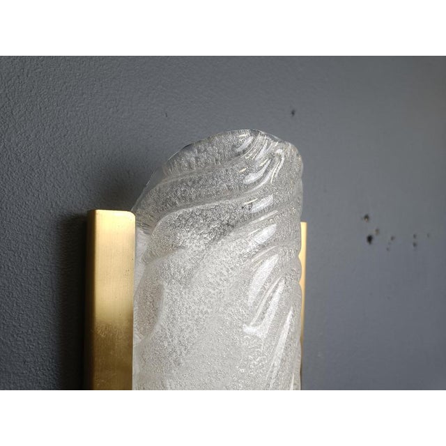 Brass and Glass Wall Lights by Fischer Leuchten, 1960s, Set of 2 For Sale - Image 9 of 15