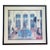 Thomas McKnight “Blue Couch” Fine Art Poster Print Matted & Framed For Sale