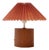 Wood and Paper Japandi Table Lamp, 1990s For Sale