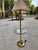 1960s Vintage Stiffel Model #3622 (Mcm) Brass Lotus Lily Parzinger Floor Lamp Featuring Integrated Glass End Table For Sale - Image 5 of 17