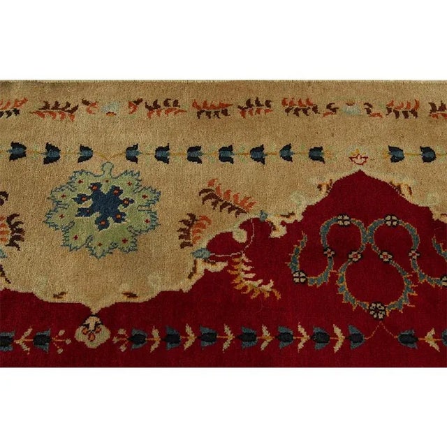 1960s 1960s Old Persian Kashan Masterpiece Rug 10’8″ X 14’4″ For Sale - Image 5 of 12