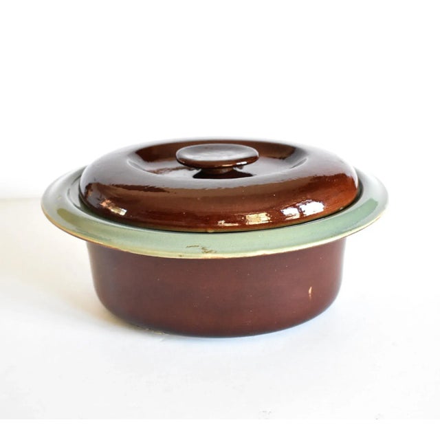 Mid-Century Modern Mid-Century Red Wing Pottery Casserole Baking Dish For Sale - Image 3 of 9
