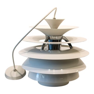 Poulsen Mid-Century Modern Snow Ball Pendant For Sale