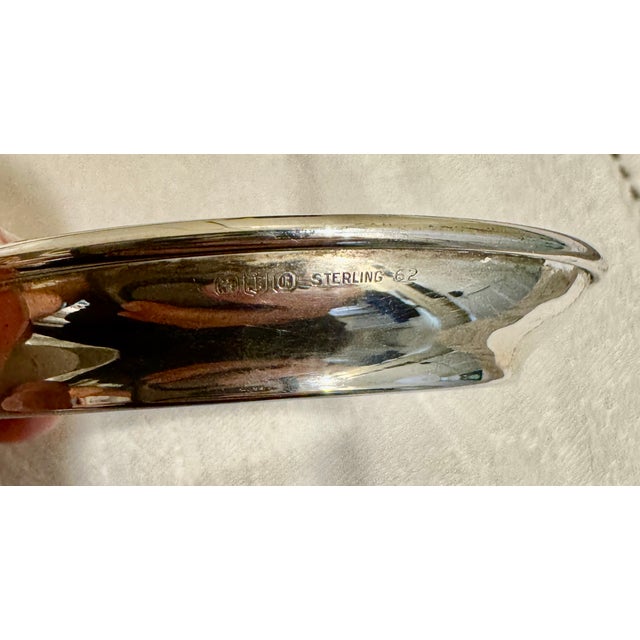 English Early 20th Century Gorham Sterling Butter Pat / Trinket / Ashtray Petite Dishes - Pair For Sale - Image 3 of 3