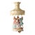 Vintage Italian Figural Porcelain Lamp With Fringed Shade - Courting Musicians Quartet For Sale