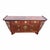 Chinese Carved Antique Chinese Hardwood Altar Cabinet Credenza For Sale - Image 3 of 4