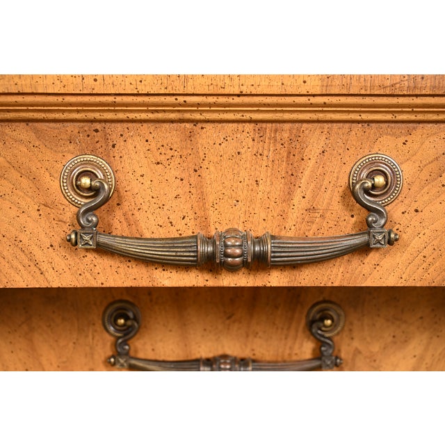 Karges Style French Regency Louis XVI Carved Fruitwood Long Dresser or Credenza, Circa 1960s For Sale - Image 10 of 15