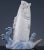 Japanese 19th Century Japanese Hirado Porcelain Leaping White Koi For Sale - Image 3 of 6