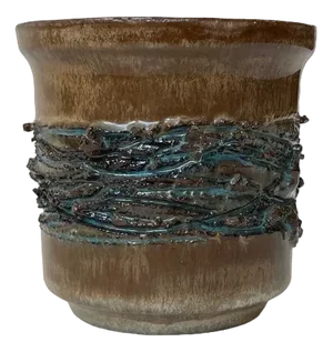 Brutalist Icelandic Lava Vase by Glit HF, 1970s