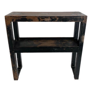 Rustic Small Tabletop Shelf For Sale