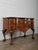 Chippendale Early 20th Century English Burl Walnut Chippendale-Style Lowboy Ball-and-Claw Console For Sale - Image 3 of 11