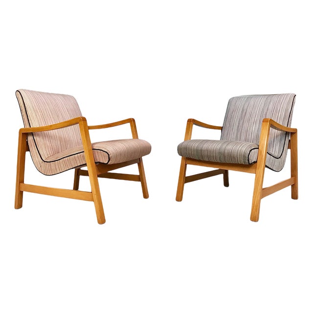 Vostra 602 Easy Chair by Jens Risom for Knoll, Set of 2 For Sale