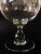 Great refreshment cup or spittoon in white glass blown to the mouth. Decor engraved with grape leaves and bunches of...