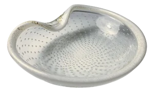 Murano Controlled Bubble Glass Bowl / Ashtray by Barovier & Toso