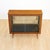 Brown 1950s Atomic Glass Curio Display Cabinet For Sale - Image 8 of 8