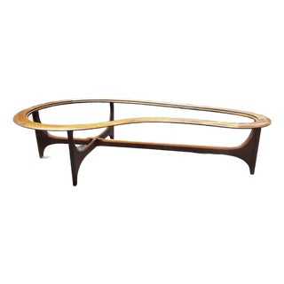 Mid Century Modern Boomerang Coffee Table Frame | Silhouette Series by Lane Furniture For Sale