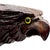 Hand-Carved Wooden Eagle Sculpture – Rustic Wildlife Decor With Intricate Detailing For Sale - Image 4 of 9