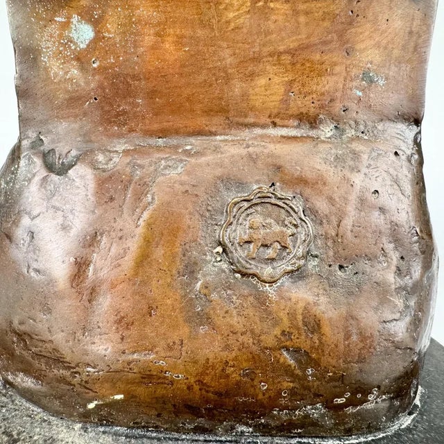 Gold Antique Broze Sculpture of Angel with Sword, 1890s For Sale - Image 8 of 11