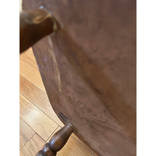 Antique Americana Farmhouse Style Youth / Childs Press Back High Chair 39" Tall For Sale - Image 9 of 11