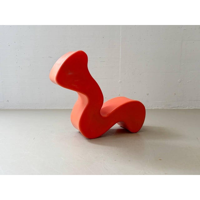 Orange Phantom Plastic Chair by Verner Panton for Densa Basel, 1999 For Sale - Image 8 of 18