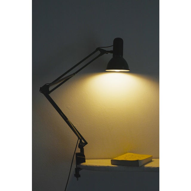 Spanish Swing Arm Green Architect Desk Lamp from Fase, 1980s For Sale - Image 14 of 18