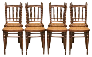 Bistro Dining Chairs from Fischel, Set of 8