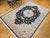 Fine Persian Tabriz Rug, Hand-Knotted Wool & Silk, Floral Pattern, Black & Ivory, 7x10 For Sale - Image 9 of 18