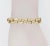 Beautiful bracelet with 6.00 ct. of good quality white diamond baguettes and rounds. Handmade in 14k yellow gold. Length...