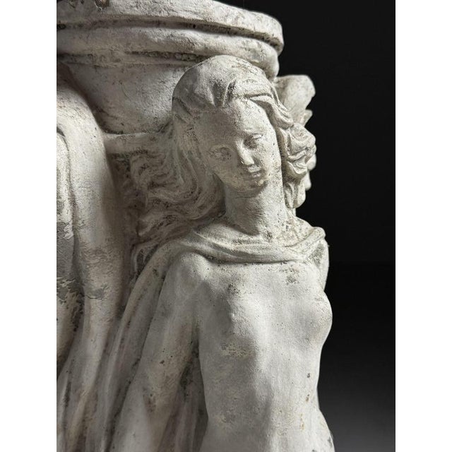 Concrete Column the Three Graces Garden Statue For Sale - Image 6 of 16