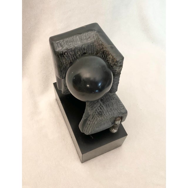 Vintage David Boughan Modern Abstract Form Stone Sculpture For Sale In Greenville, SC - Image 6 of 12