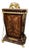 Luxury French Marquetry Accent Cabinet With Marble Top & Gold Bronze Mounts For Sale
