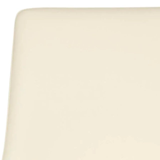 Eddy Counter Stool, Buttercream & Chrome - a Pair For Sale - Image 4 of 6