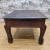 Wood Antique East Indian Teak Side Table For Sale - Image 7 of 13