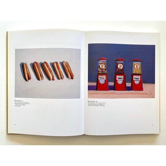 Textile " Wayne Thiebaud : A Paintings Retrospective " First Edition Landmark Volume Hardcover Pop Art Exhibition Book For Sale - Image 7 of 13