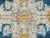 Boho Blue Rug Print Fabric Upholstered Bench For Sale In Raleigh - Image 6 of 9