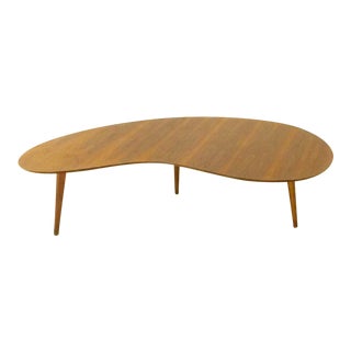 Mid Century Style Boomerang Coffee Table For Sale