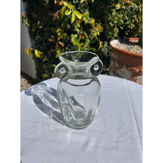 Vintage Hand Blown Glass Pitcher For Sale In Los Angeles - Image 6 of 12