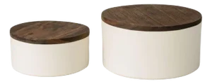Set of 2 Containers With Lid