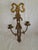 Antique Wall Candlestick in Gold-Colored Spruce Wood and Metal, 1900s For Sale - Image 5 of 6